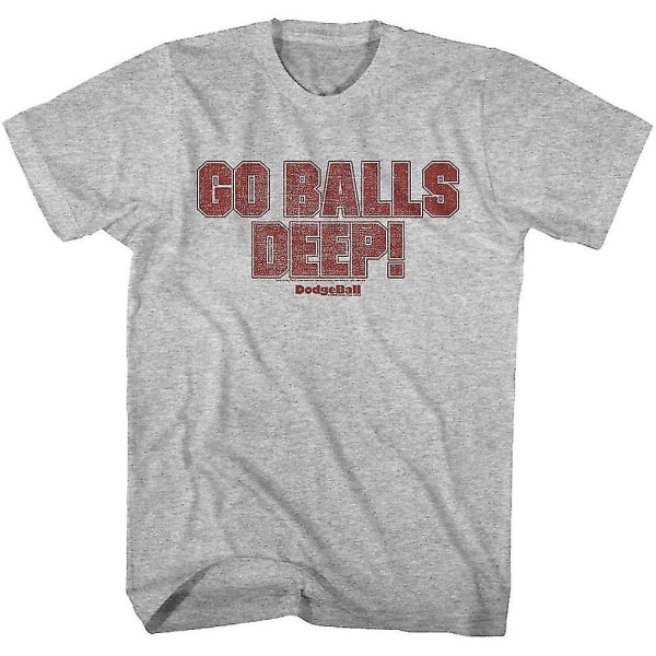 Dodgeball Go Balls Deep T-shirt XXL