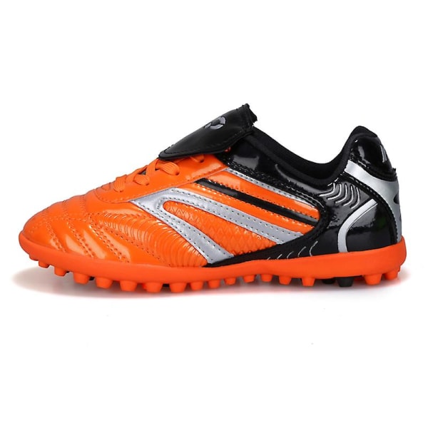 Fotbollsskor för män Spikes Fotbollsskor för ungdomar Stövlar Athletic Sneaker 3C26008 Orange 33