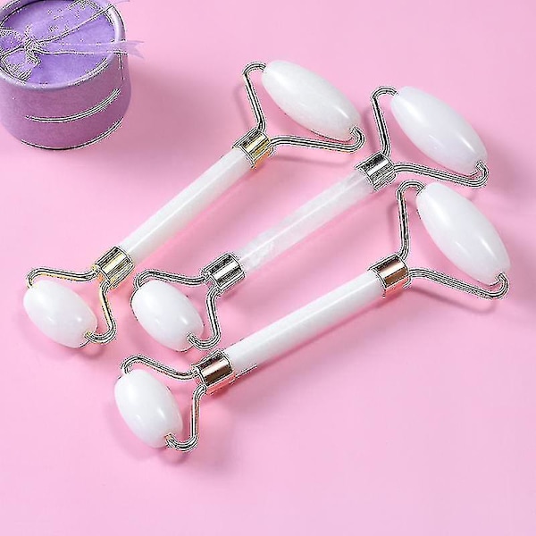 Jade Crystal Roller Stone Massage Kropp Anti-rynkor Stigande Ansiktsbehandling