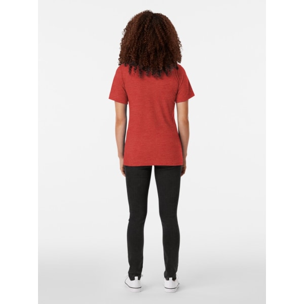 Hermann Hesse Tri-blend T-shirt Red 2XL_Front