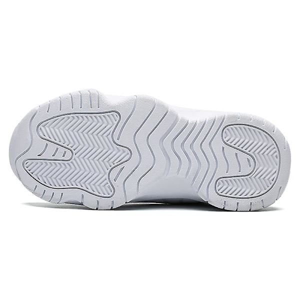 Basketskor för barn Mode Halkfria sneakers Sportskor som andas 3987Em White 32