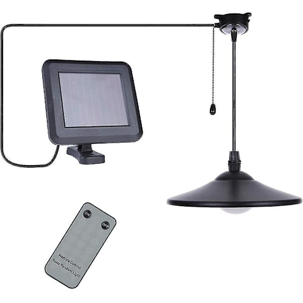 Lampor Solar Shed Light Switch Fjärrkontroll LED Garage Light Indoor Solar Pendellampa