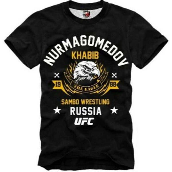 Tee Khabib Nurmagomedov Ufc Ryssland Sambo Eagle Mma Goat XL