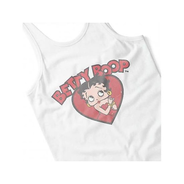 Betty Boop Love Röd Klänning Damväst 3XL