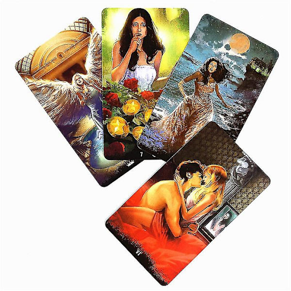 Nytt Tarot Of The Haunted House Oracle-kort för vägledning Spådomar Öde Tarotdäck Brädspel för vuxna44st Ts75