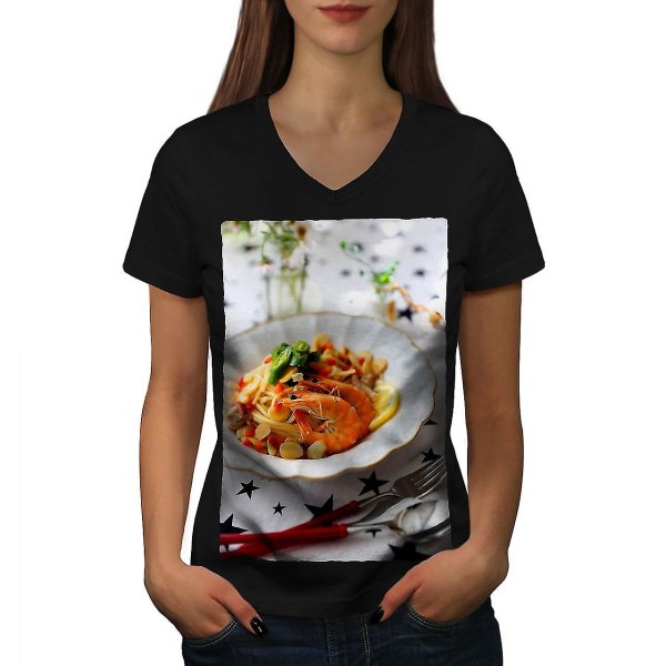 Fiskrestaurang Mat T-shirt för kvinnor S