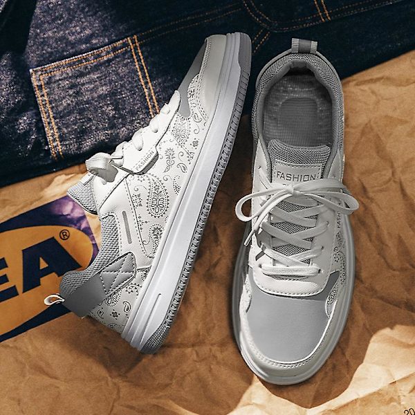 Herrsneakers Andas Dam Skateboarding Skor Löparskor A811 WhiteGray 41