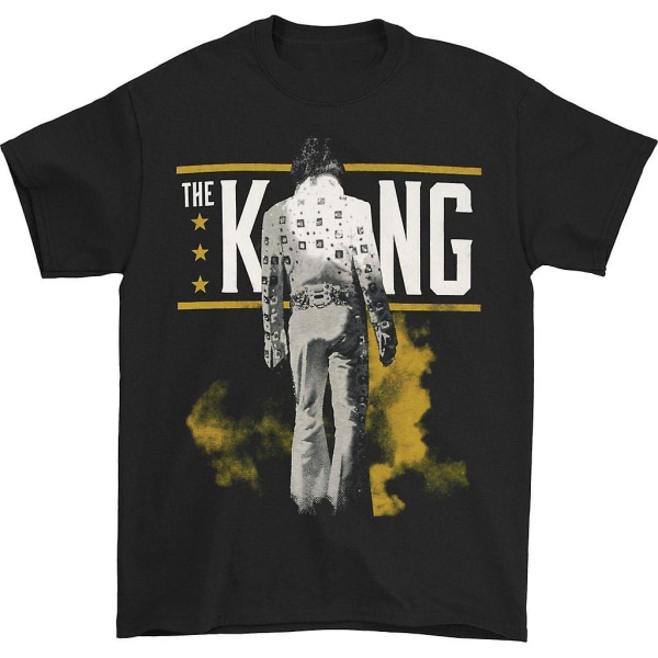 Elvis Presley The King From Behind Reg T-shirt för män L