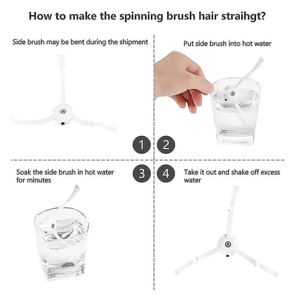 10 st set för Xiaomi Mi 1c Robotdammsugare Smart Cleaner Tillbehör
