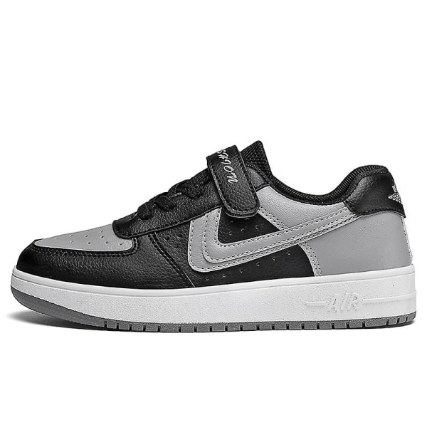 Pojkar Sneakers Andas Flickor Skateboard Skor Löparskor 3D9877 Gray 34