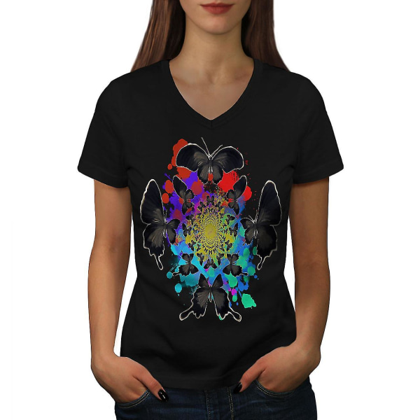 Butterfly Cool Art Women T-shirt M