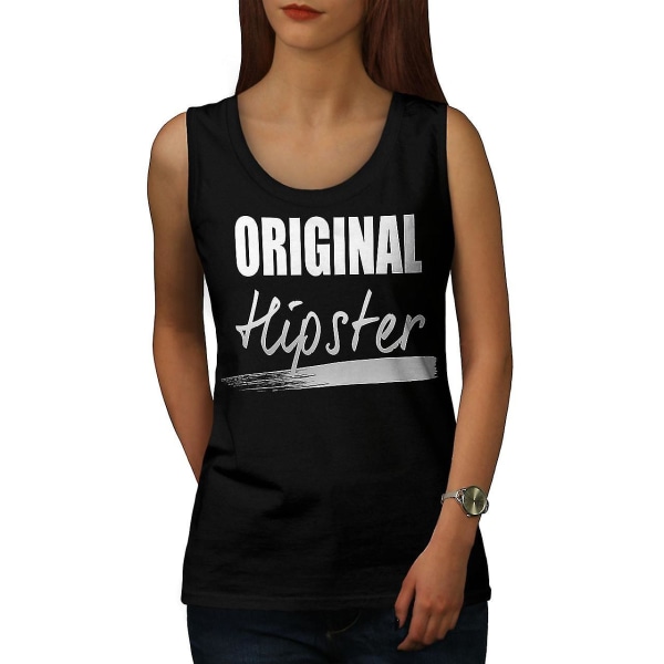 Unik Hippie Dam Blacktank Top L