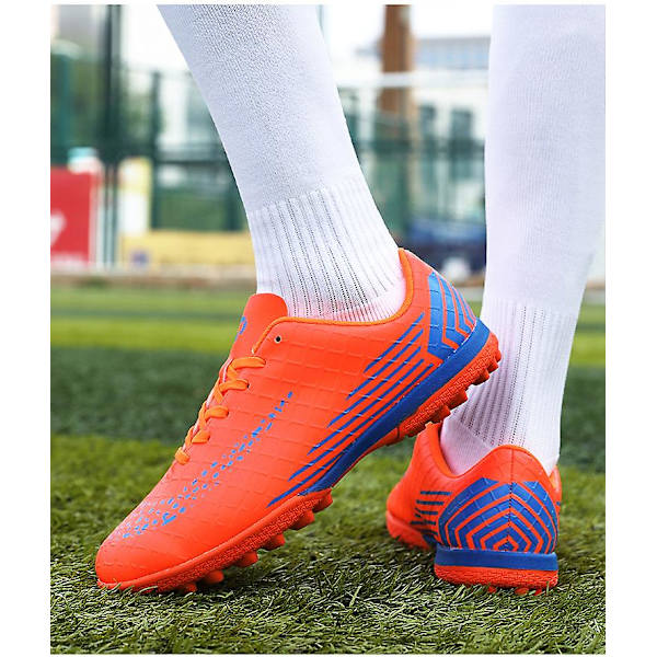 Män Athletic Outdoor Fotboll Sneaker Bekväma vuxna fotbollsskor Red 39