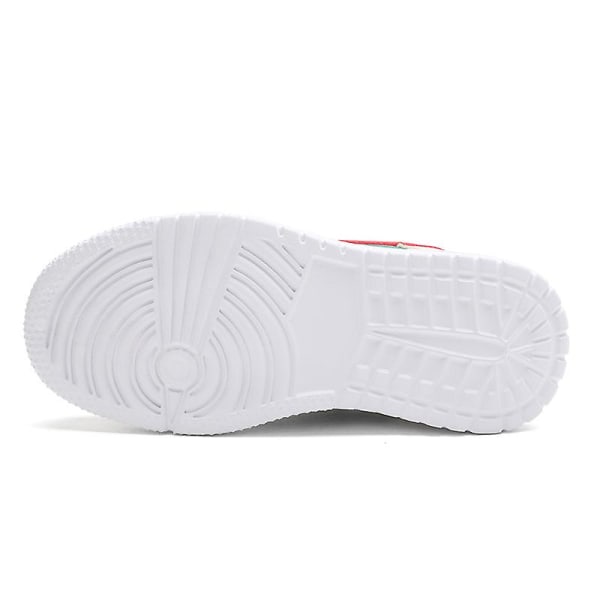 Sneakers för barn Mode löparskor Barn Sportskor som andas Yj578 WhiteGreen 29