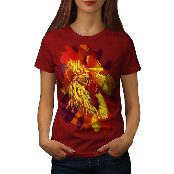 Magnific Lion Hue T-shirt för kvinnor S