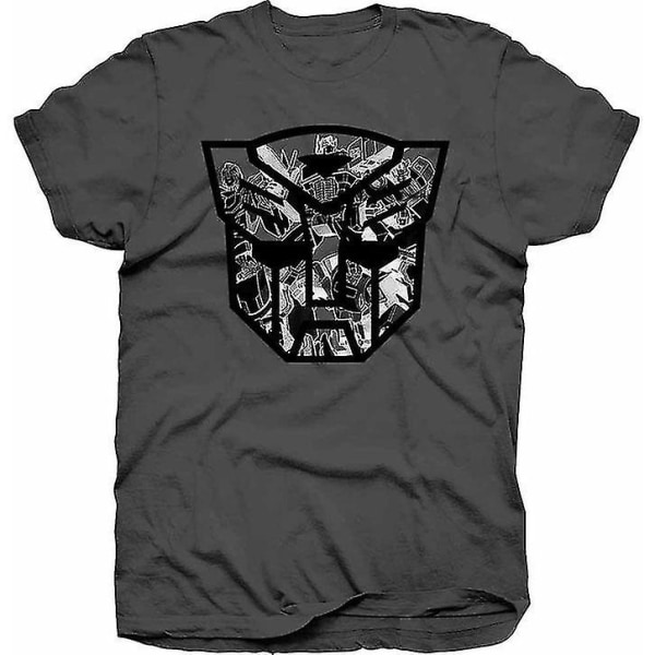 Transformers Autobot Shield Svart/vit T-shirt L