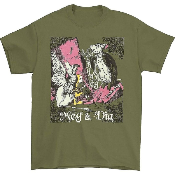 Meg & Dia sköldpadda & falk T-shirt XXL