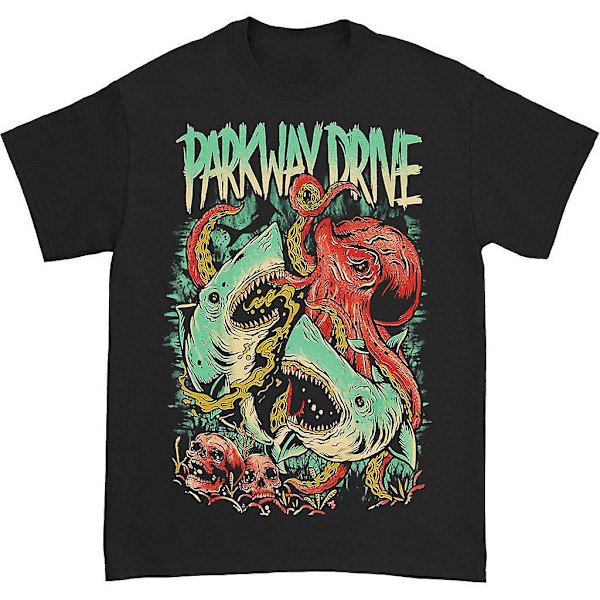 Parkway Drive Sharktopus Tee (återutgivning) T-shirt Black M