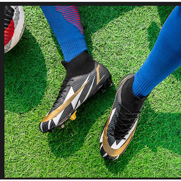 Fotbollsskor för män Fotbollsskor Klossar Spike Skor Sneaker Bekväma vuxna Atletisk Utomhus/inomhus/tävling/träning 39