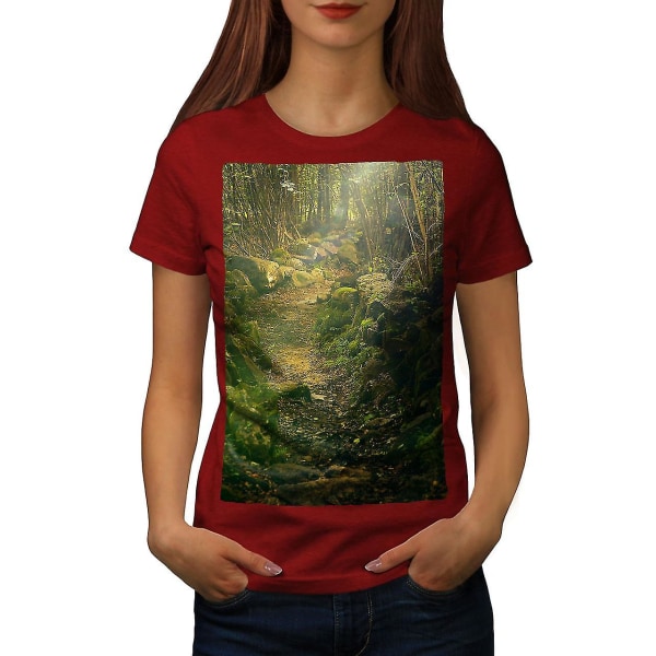 Grön Natural Forest Women Redt-shirt L