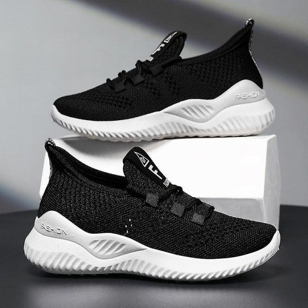 Sneakers för barn Löpartennisskor Lättviktsventilerande Sport Athletic 3Dn8989 Black 31