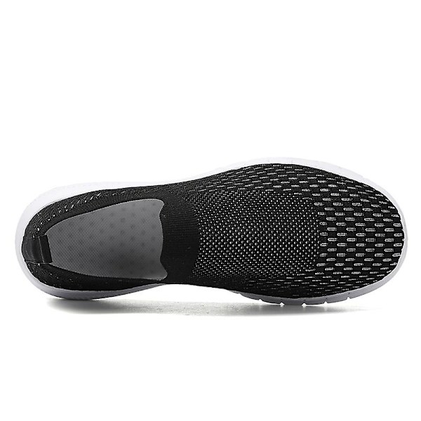 Herrsneakers Ultralätt andas löparskor Fr28270 BlackWhite 41