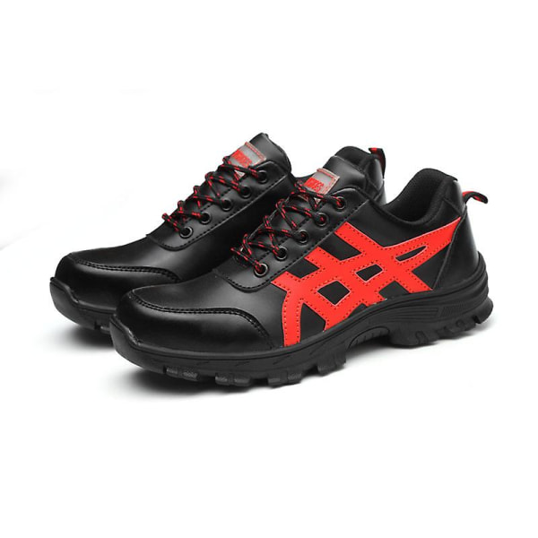 Sneakers för män Andas lätta ståltå säkerhetsarbetsskor 2D529 38