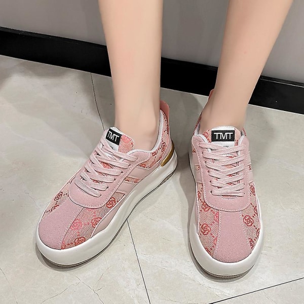 Dam Sneakers Andas löparskor Mode Sportskor Yj811 Pink 35