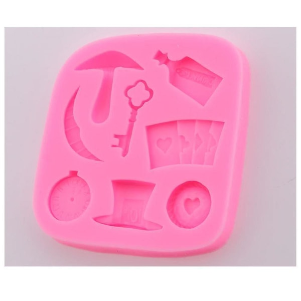 Magician Hat Key Poker Shape Form