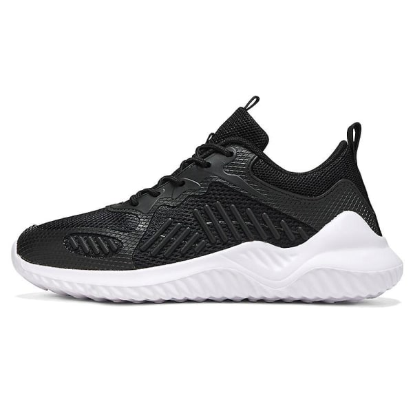 Herrsneakers Löptennisskor Lättviktsventilerande Sport Athletic 3C6851 BlackWhite 36