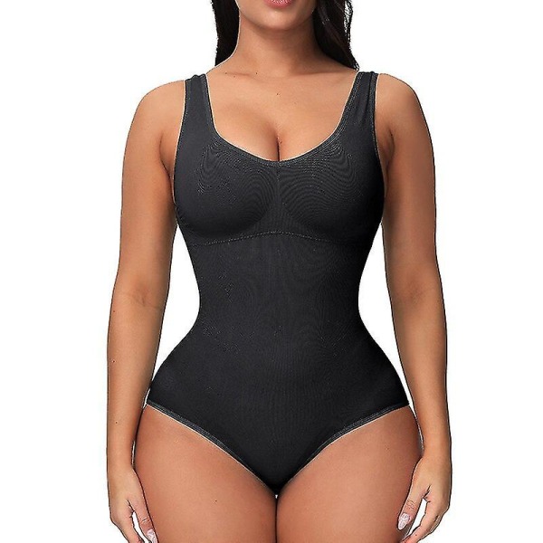 Kvinnor med hög midja magbyxor Sömlös kroppsformare slimmande mage underkläder för vikt waist trainer magkontroll bodysuit,05 S