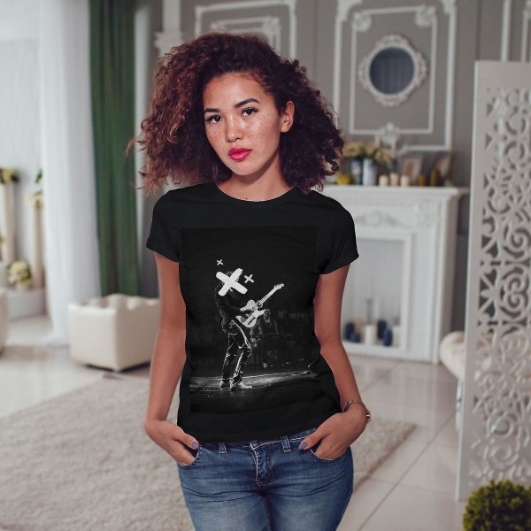 Basgitarrkonsert T-shirt för kvinnor S