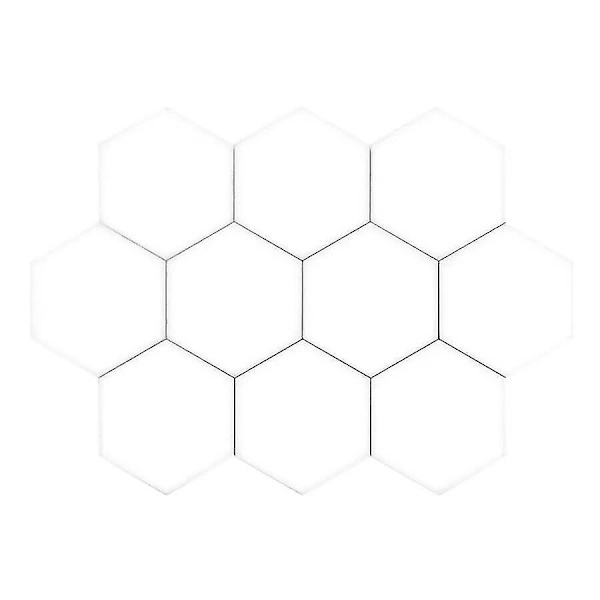 Hexagon väggbelysning - 10 moduler