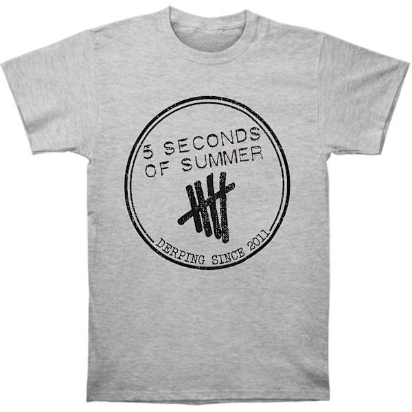 5 Seconds Of Summer Derping Heather T-shirt M