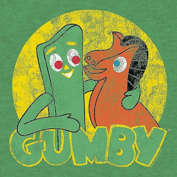 Tee Luv Gumby och Pokey tecknad skjorta XX-Large