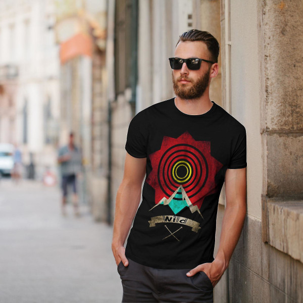 Wild Target Art Mode T-shirt för män XXL