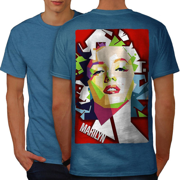 Marilyn Men Royal T-shirt tillbaka XXL