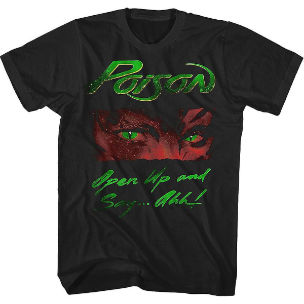 Öppna upp och säg Ahh Album Cover Poison T-shirt XXXL