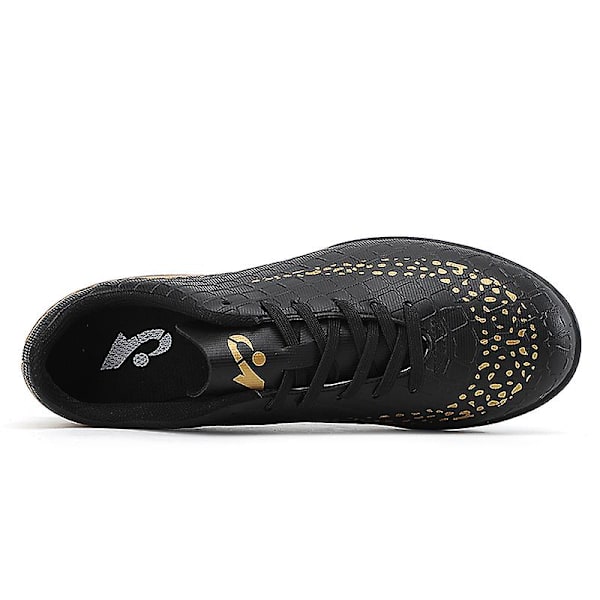 Fotbollsskor för män Halkfria fotbollsskor Klossar Gräs Fotbollssneakers 3C26036 Black 41