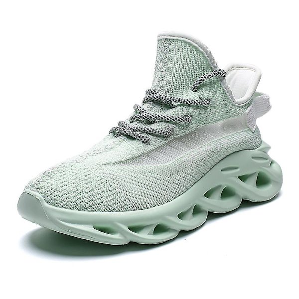 Män Lättviktssneakers Andas löparskor Mode Sportskor 3Dg83 Green 41