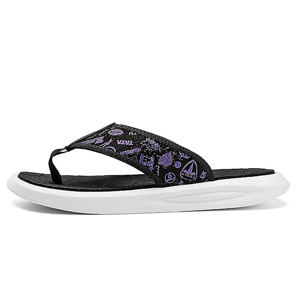 Herrflip-flops stringtrosor Sandaler Komforttofflor för stranden 3C23313 Purple 41