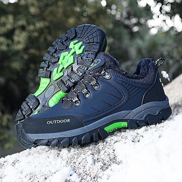 Vandringsskor för herr Andas Sneakers Halkfria utomhusskor 767 DarkBlue 42