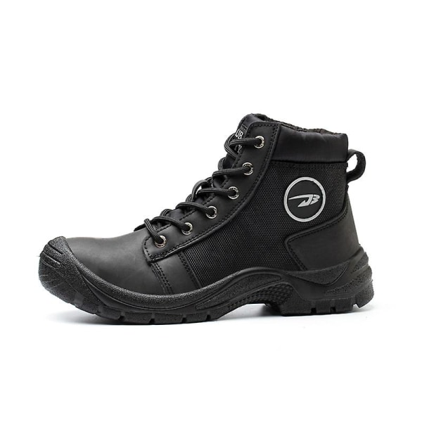 Sneakers för män Andas lättviktsstålstå Säkerhetsarbetsskor 2Dzs009 Black 47