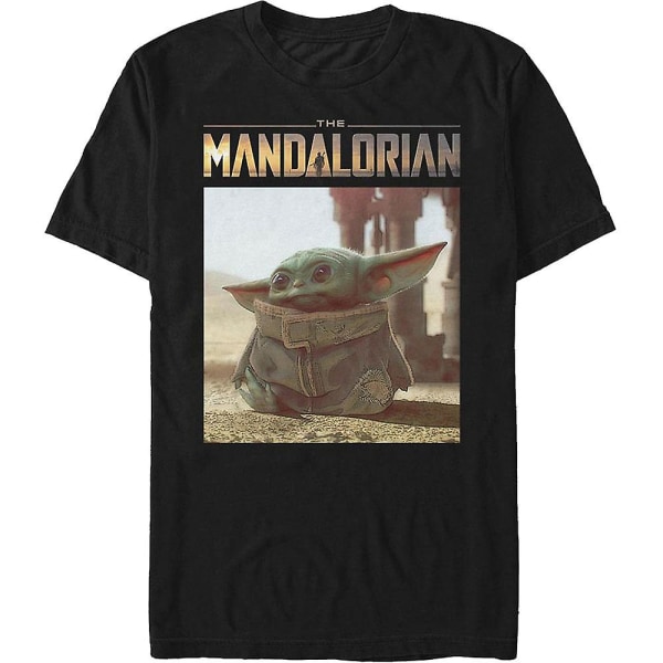 Svart The Mandalorian The Child Star Wars T-shirt M