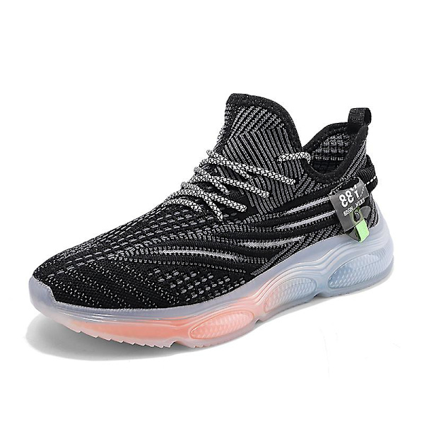 Herr Dam Sneakers Andas löparskor Mode Sportskor Yj751 Black 40