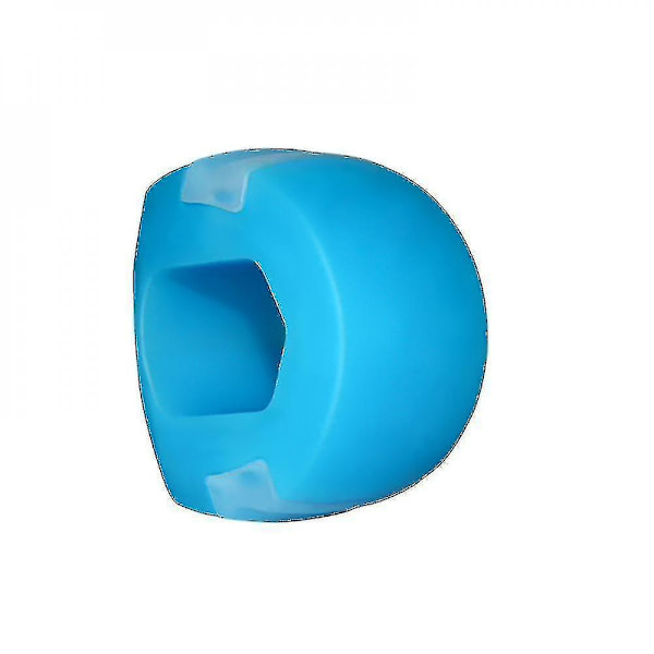 Masseter Trainer Jaw Trainer Chew Jawline Fitness Ball Ansiktsmuskelträningsenhet (blå)