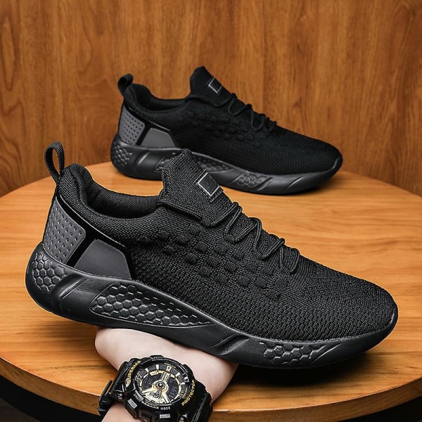 Sportlöparskor för män Lättviktssneakers 2C1011 Black 39