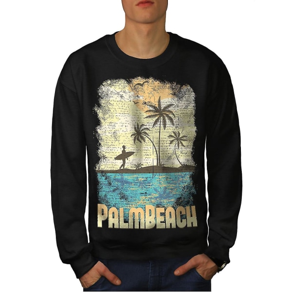 Palm Beach Holiday Men Blacksweatshirt S