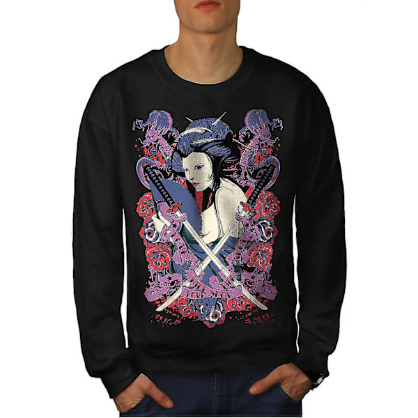Girl Rose Asia Men Blacksweatshirt L
