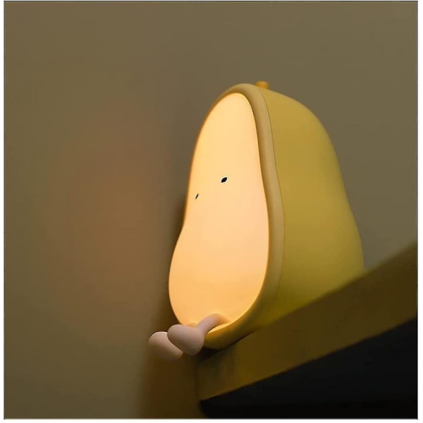 Nattlampor för barn USB uppladdningsbara lampor, Bpa-fri Abs+silikon sänglampa för bröst